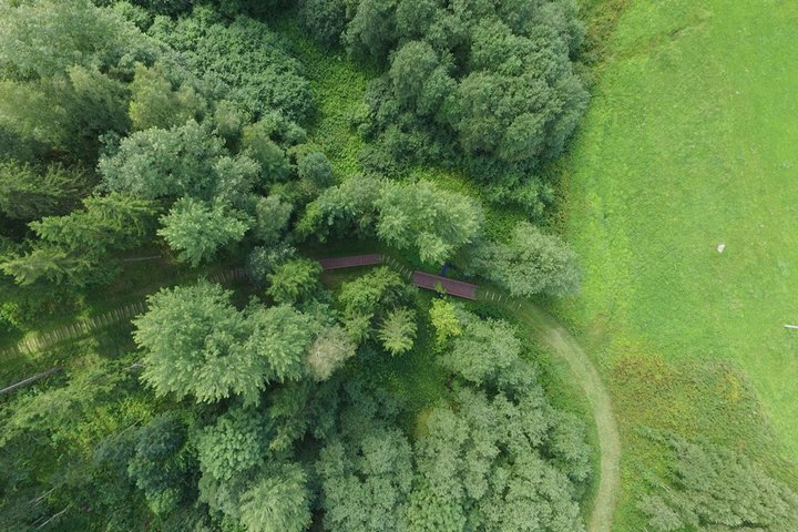 Gegrėnų archeologinis draustinis iš drono