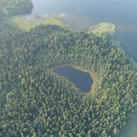 Piktaežeris iš drono