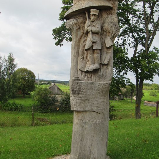 A. Vaskio koplytstulpis M. Valanciui Zem. Kalvarijoje. A. Brazdeikytes n.JPG