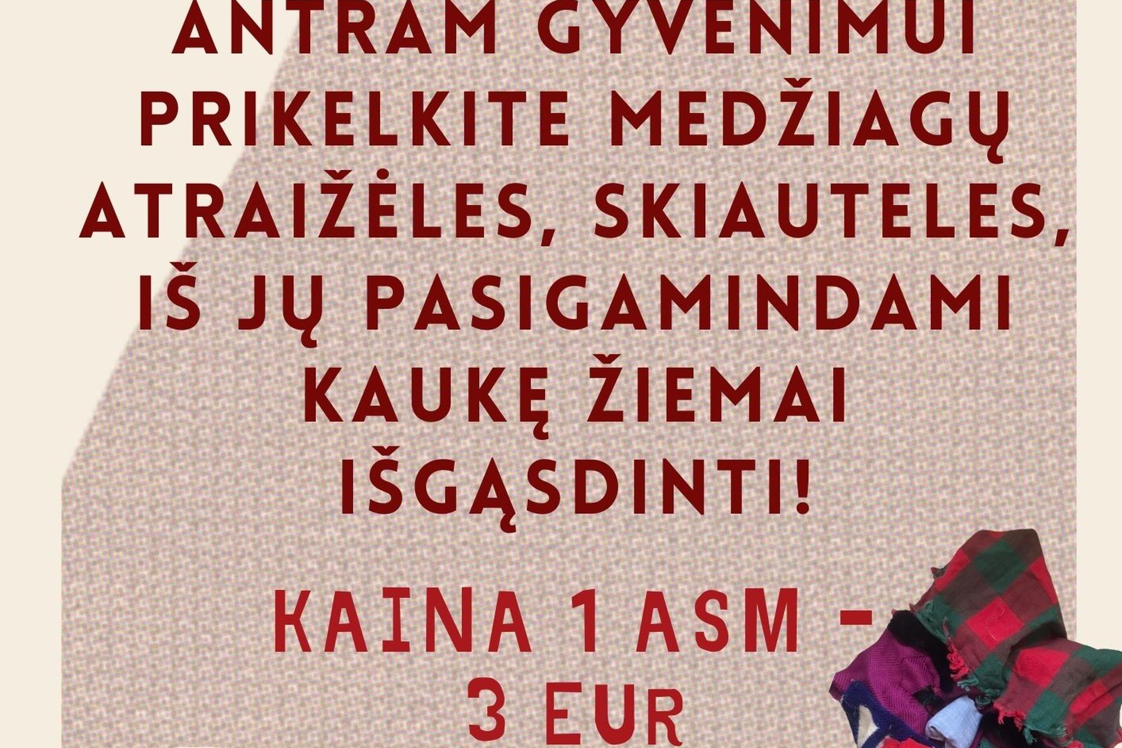Edukacinė programos Užgavėnių kaukių gamyba skelbimas