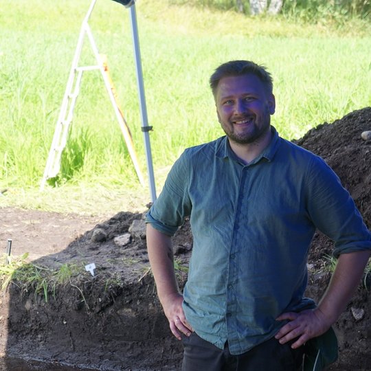 Archeologinių tyrimų vadovas - dr. Tomas Rimkus