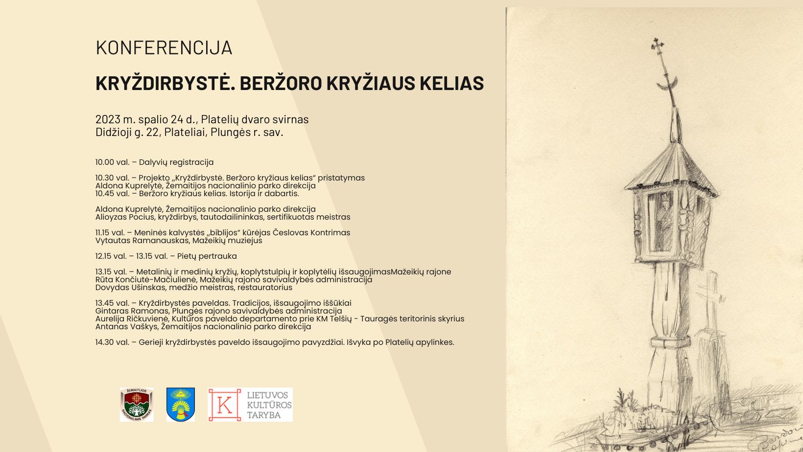 Kvietimas KONFERENCIJA ,,KRYŽDIRBYSTĖ. BERŽORO KRYŽIAUS KELIAS“ .jpg